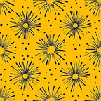 Lemon Burst Pattern 5 Minky Fabric