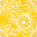 Lemon Burst Pattern 6 Minky Fabric