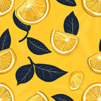 Lemon Burst Pattern 8 Minky Fabric