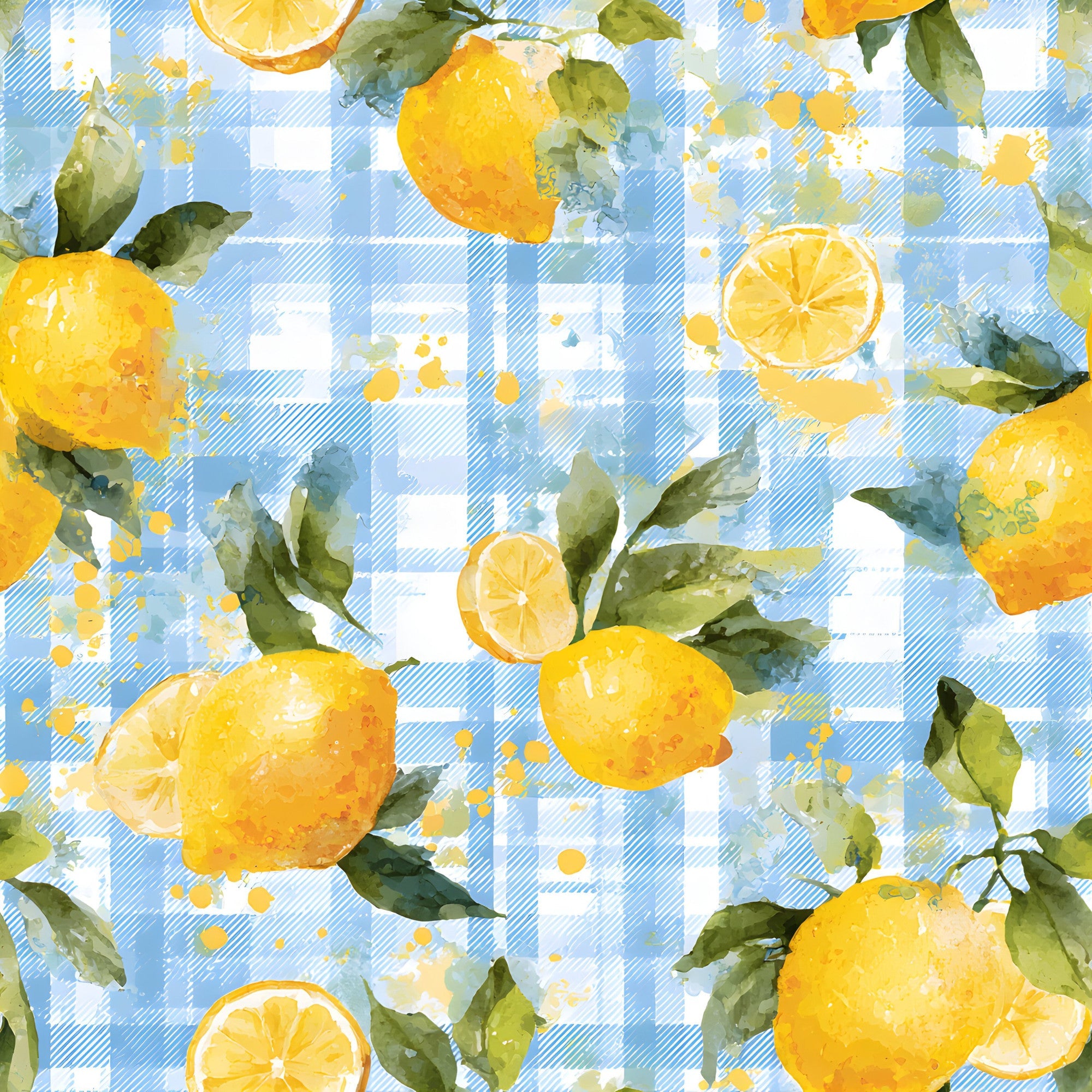 Citrus Picnic Pattern 10 Minky Fabric