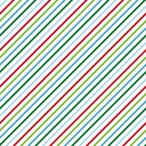 red stripes, green stripes, blue stripes, light blue stripes, diagonal stripes, candy cane stripes, christmas colors, holiday pattern, festive design,, fabric panel, winter theme, seasonal fabric, cheerful mood, bright colors, geometric pattern, crafting material, sewing fabric, holiday quilting