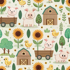 Countryside Charm Pattern 10 Minky Fabric