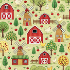 Countryside Charm Pattern 12 Minky Fabric
