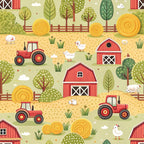 Countryside Charm Pattern 2 Minky Fabric