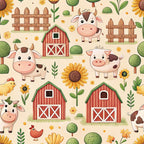 Countryside Charm Pattern 4 Minky Fabric