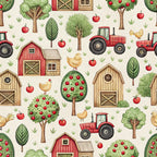 Countryside Charm Pattern 7 Minky Fabric