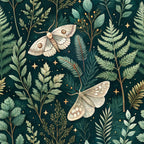 Magical Forest Moth Pattern 10 Minky Fabric