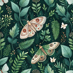 Magical Forest Moth Pattern 7 Minky Fabric