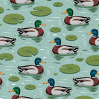 Drakes and Lilies Pattern 10 Minky Fabric