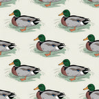 Drakes and Lilies Pattern 12 Minky Fabric