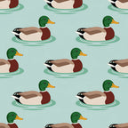 Drakes and Lilies Pattern 13 Minky Fabric