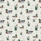 Drakes and Lilies Pattern 20 Minky Fabric