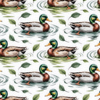 Drakes and Lilies Pattern 21 Minky Fabric