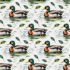 Drakes and Lilies Pattern 22 Minky Fabric