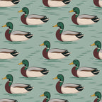 Drakes and Lilies Pattern 7 Minky Fabric