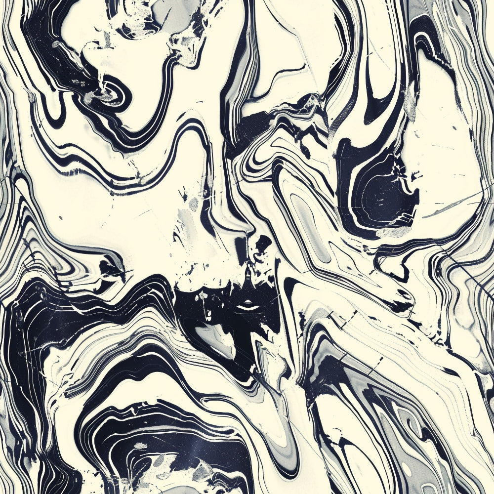 marble texture, swirled pattern, black and white, monochromatic, abstract design, fluid lines, organic swirls, marbled effect,, fabric panel, contemporary style, flowing curves, natural stone pattern, geometric abstract, modern aesthetic, liquid marble, artistic swirls, neutral tones