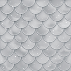 silver, gray, grey, mermaid scales, fish scales, scalloped pattern, geometric design, overlapping circles, shimmery, sparkles, starbursts, glittery effect, monochromatic,, fabric panel, ocean themed, aquatic pattern, dimensional scales, metallic finish, sea creature inspired