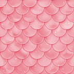 pink, coral, mermaid scales, fish scales, overlapping scales, scalloped pattern, geometric pattern, sparkles, glittery, shimmery, iridescent, fantasy, whimsical, ocean theme, nautical,, fabric panel, seamless pattern, dreamy, magical