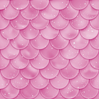 pink, mermaid scales, scalloped pattern, shimmer, sparkles, stars, iridescent, fantasy, magical, ocean theme, aquatic, fish scales, repetitive pattern,, fabric panel, whimsical, dreamy, pastel pink, overlapping scales, nautical
