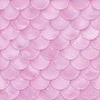 pink, mermaid scales, scalloped pattern, iridescent, sparkles, glitter effects, pastel pink, lavender, overlapping scales, shimmery, fantasy theme, whimsical, dreamy,, fabric panel, geometric scales, ocean inspired, magical, ethereal, starlike sparkles