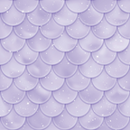 lavender, purple, lilac, mermaid scales, fish scales, scalloped pattern, geometric design, sparkles, stars, glitter effect, iridescent, shimmery, fantasy theme, magical, ocean inspired,, fabric panel, whimsical, dreamy, pastel colors