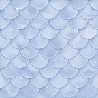 periwinkle blue, lavender, mermaid scales, scalloped pattern, overlapping scales, sparkles, starlight, shimmery effect, iridescent, ocean theme, aquatic pattern,, fabric panel, magical, whimsical, fantasy, sea creature inspired, gradient blue, ethereal, dreamy aesthetic