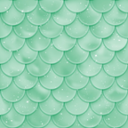 mint green, seafoam green, emerald green, mermaid scales, fish scales, scalloped pattern, overlapping scales, aquatic pattern, underwater theme, ocean inspired, shimmery effect, sparkles, starbursts, geometric scales, reptilian texture, fantasy theme, mystical design,, fabric panel, sea green, iridescent appearance