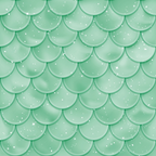 mint green, seafoam green, mermaid scales, fish scales, overlapping scales, scalloped pattern, underwater theme, ocean inspired, sparkles, glittery dots, star accents, aquatic design, geometric scales,, fabric panel, mystical, fantasy theme, shimmery effect, repetitive pattern, marine life