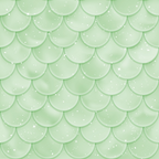 sage green, mint green, mermaid scales, fish scales, scalloped pattern, shimmer effect, sparkles, stars, geometric design, ocean theme, aquatic pattern,, fabric panel, whimsical, magical, underwater, sea life, repetitive pattern, soft green, pastel tones
