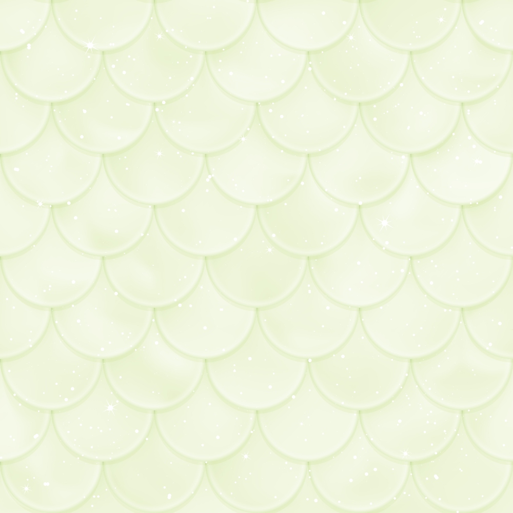 light green, pale mint, mermaid scales, scalloped pattern, overlapping scales, fish scales, geometric design, ocean theme, aquatic pattern, sea-inspired, soft pastel,, fabric panel, underwater motif, repetitive pattern, nautical theme, fantasy design, whimsical style, crafting fabric, sewing material