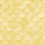 golden yellow, mermaid scales, fish scales, overlapping semicircles, scalloped pattern, shimmery effect, sparkles, glittery dots, geometric design,, fabric panel, ocean theme, underwater motif, nautical design, warm tones, repetitive pattern, fantasy theme, magical sparkles, dimensional effect