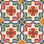 Fiesta Tiles Pattern 13 Minky Fabric
