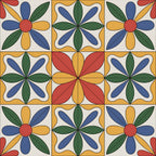Fiesta Tiles Pattern 15 Minky Fabric