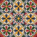 Fiesta Tiles Pattern 17 Minky Fabric
