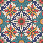 Fiesta Tiles Pattern 18 Minky Fabric