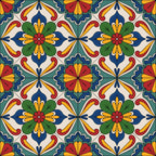 Fiesta Tiles Pattern 21 Minky Fabric