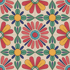 Fiesta Tiles Pattern 23 Minky Fabric