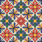 Fiesta Tiles Pattern 25 Minky Fabric