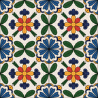 Fiesta Tiles Pattern 27 Minky Fabric