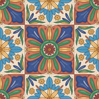 Fiesta Tiles Pattern 28 Minky Fabric