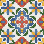 Fiesta Tiles Pattern 30 Minky Fabric