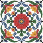 Fiesta Tiles Pattern 4 Minky Fabric