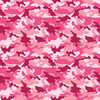 Pink and red camouflage pattern with abstract, irregular shapes in various shades.