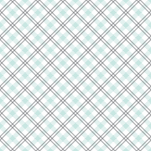 A geometric pattern with intersecting gray lines forming diamonds and light blue shapes at intersections, on a white background.