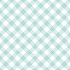 Pattern of alternating solid and striped light blue diamonds on a white background.