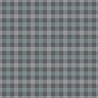 A plaid pattern with dark gray, white, and light blue stripes forming a grid.