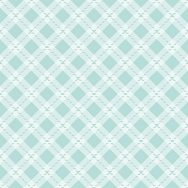 A teal and white geometric diamond pattern forms a symmetrical grid on a light background.