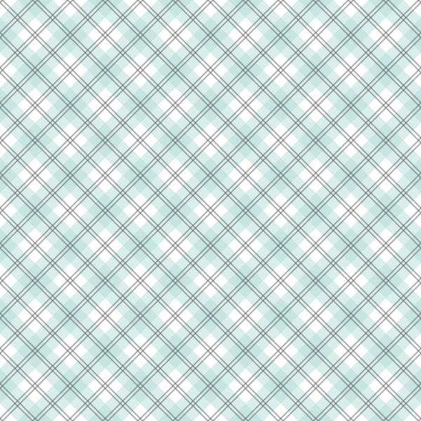 Light blue and white plaid pattern with intersecting diagonal lines forming squares over a repeating design.
