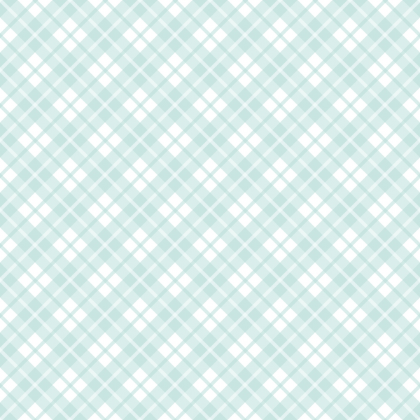 Light blue and white plaid pattern with diagonal stripes and small diamond shapes repeating across the image.