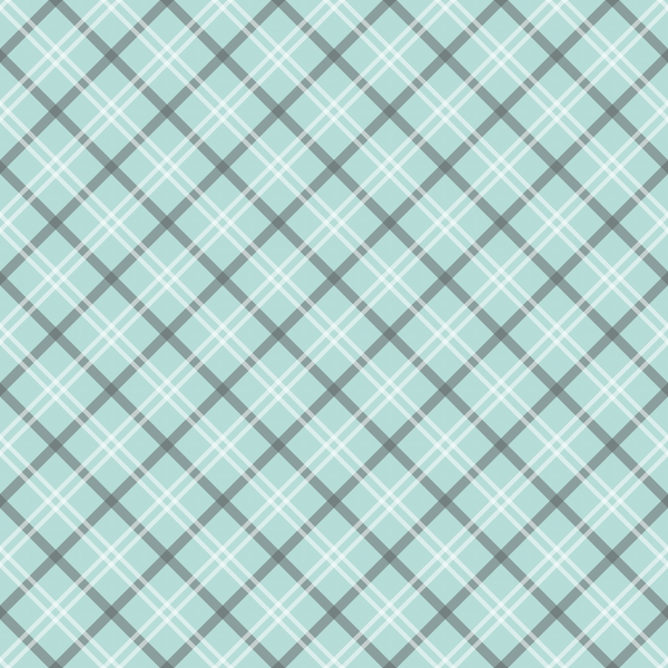 A light blue and gray plaid pattern with intersecting diagonal lines forming diamond shapes.